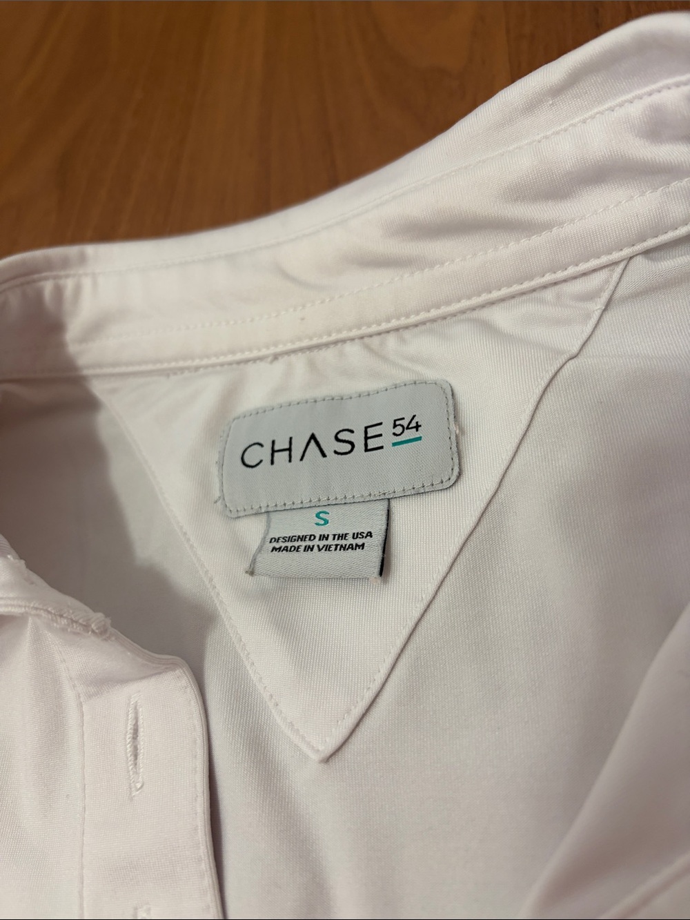 Chase 54 women’s white long sleeve polo quick dry golf tennis - Picture 2 of 11